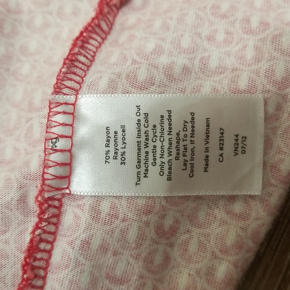 (L) Talbots Patterned Wrap Style Top Business Casual Dorm Ready Bohemian - Picture 7 of 8